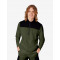 Rob, sweatshirt met rits, olijf-zwart