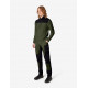 Rob, sweatshirt met rits, olijf-zwart