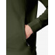 Rob, sweatshirt met rits, olijf-zwart