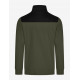 Rob, sweatshirt met rits, olijf-zwart