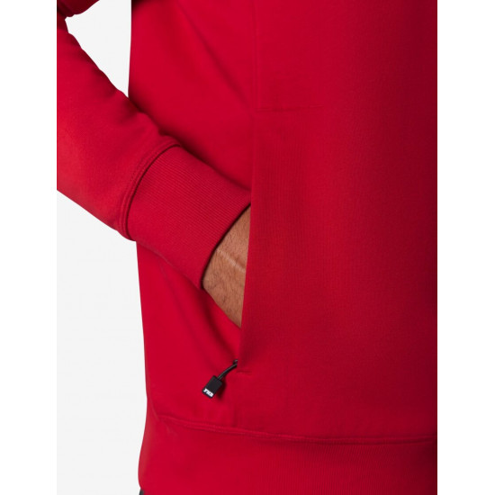 Rob, sweatshirt met rits, rood-zwart Rob, sweatshirt met rits, rood-zwart