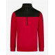 Rob, sweatshirt met rits, rood-zwart Rob, sweatshirt met rits, rood-zwart