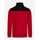 Rob, sweatshirt met rits, rood-zwart Rob, sweatshirt met rits, rood-zwart