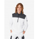 Rob, sweatshirt met rits, wit-antraciet Rob, sweatshirt met rits, wit-antraciet