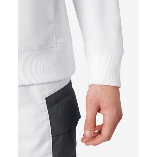 Rob, sweatshirt met rits, wit-antraciet Rob, sweatshirt met rits, wit-antraciet