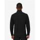 Rob, sweatshirt met rits, zwart