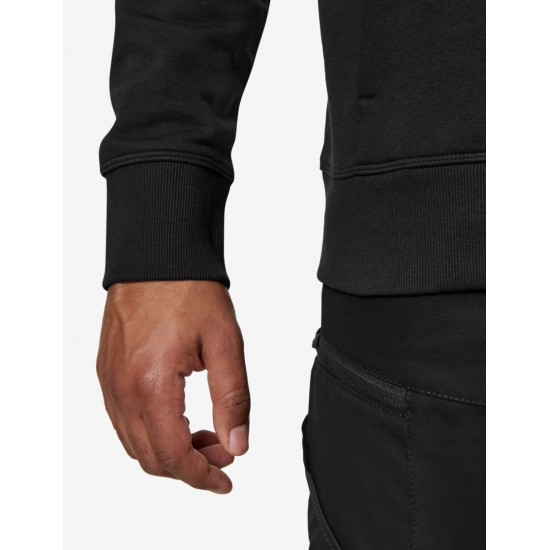 Rob, sweatshirt met rits, zwart