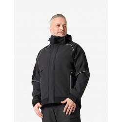 Walter, softshell jas, antraciet-zwart Walter, softshell jas, antraciet-zwart