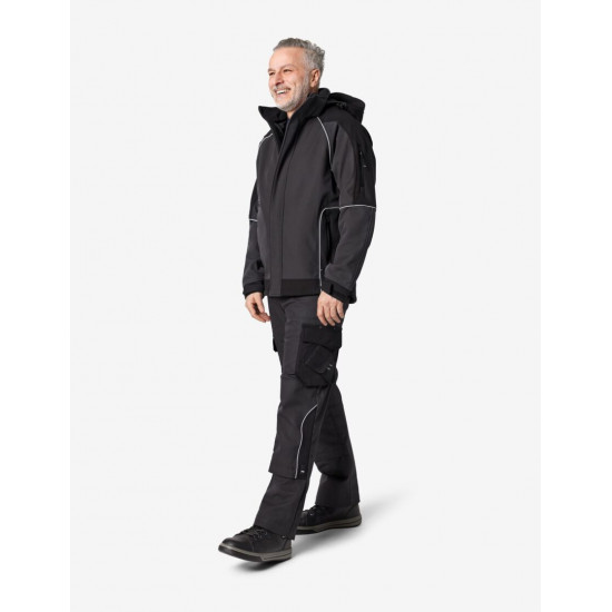 Walter, softshell jas, antraciet-zwart Walter, softshell jas, antraciet-zwart