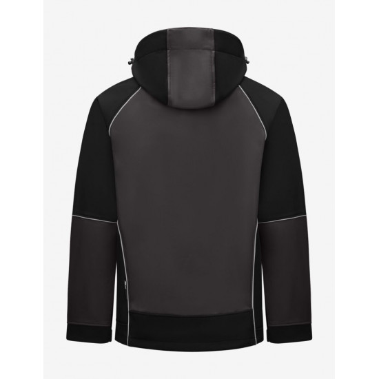 Walter, softshell jas, antraciet-zwart Walter, softshell jas, antraciet-zwart
