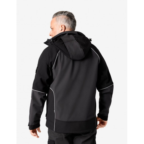 Walter, softshell jas, antraciet-zwart Walter, softshell jas, antraciet-zwart