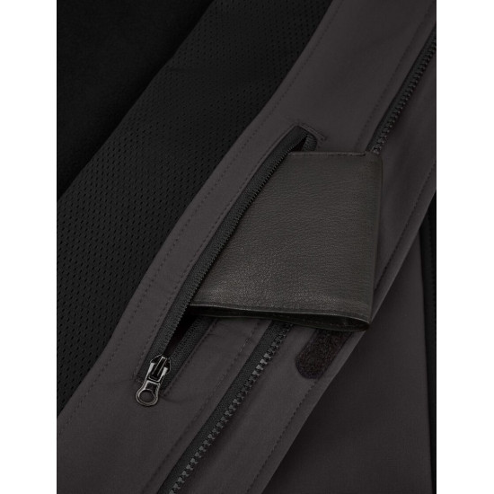 Walter, softshell jas, antraciet-zwart Walter, softshell jas, antraciet-zwart