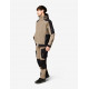 Walter, softshell jas, beige-zwart
