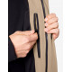 Walter, softshell jas, beige-zwart