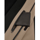 Walter, softshell jas, beige-zwart