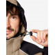Walter, softshell jas, beige-zwart