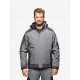 Walter, softshell jas, grijs-zwart