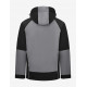Walter, softshell jas, grijs-zwart