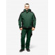 Walter, softshell jas, groen-zwart