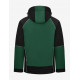 Walter, softshell jas, groen-zwart