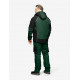 Walter, softshell jas, groen-zwart