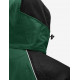 Walter, softshell jas, groen-zwart