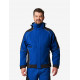 Walter, softshell jas, korenblauw-zwart