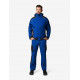 Walter, softshell jas, korenblauw-zwart