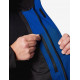 Walter, softshell jas, korenblauw-zwart
