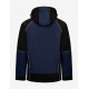 Walter, softshell jas, marine-zwart