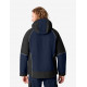 Walter, softshell jas, marine-zwart