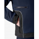 Walter, softshell jas, marine-zwart