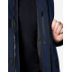 Walter, softshell jas, marine-zwart