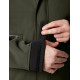 Walter, softshell jas, olijf-zwart