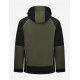 Walter, softshell jas, olijf-zwart
