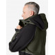 Walter, softshell jas, olijf-zwart