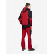 Walter, softshell jas, rood-zwart