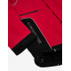 Walter, softshell jas, rood-zwart