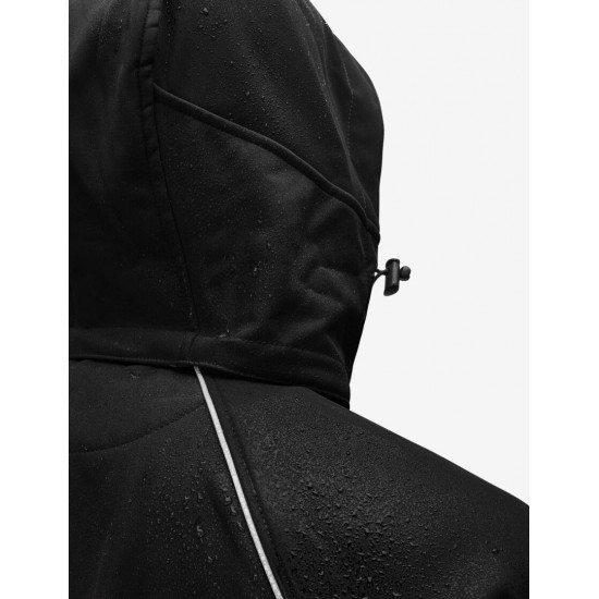 Walter, softshell jas, zwart
