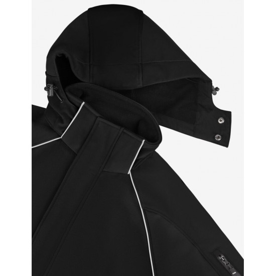 Walter, softshell jas, zwart