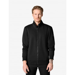 Eugen, sweater met rits, zwart Eugen, sweater met rits, zwart