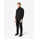 Eugen, sweater met rits, zwart Eugen, sweater met rits, zwart
