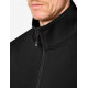 Eugen, sweater met rits, zwart Eugen, sweater met rits, zwart