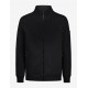Eugen, sweater met rits, zwart Eugen, sweater met rits, zwart