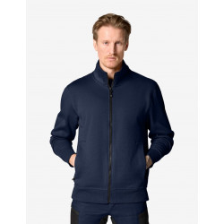 Eugen, sweater met rits, marine Eugen, sweater met rits, marine