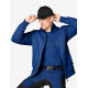 Eugen, sweater met rits, korenblauw Eugen, sweater met rits, korenblauw
