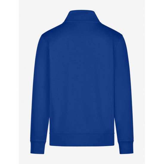 Eugen, sweater met rits, korenblauw Eugen, sweater met rits, korenblauw