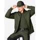Eugen, sweater met rits, olijf Eugen, sweater met rits, olijf