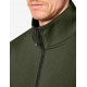 Eugen, sweater met rits, olijf Eugen, sweater met rits, olijf
