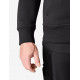 Eugen, sweater met rits, antraciet